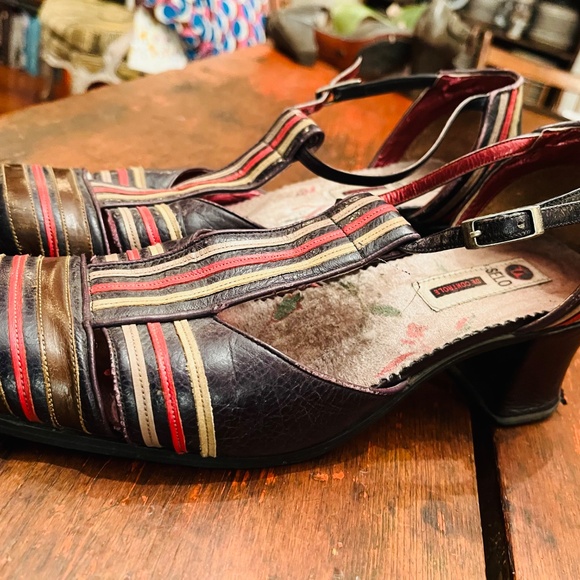 Selo de Controle pumps brown cream red 10.5 - Picture 3 of 4